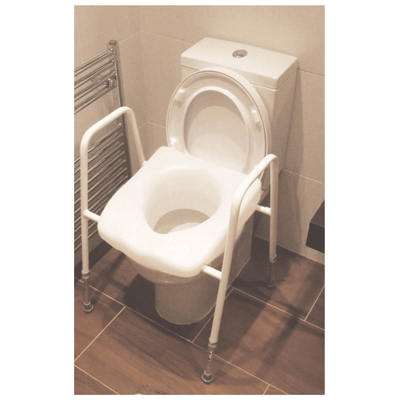 TOILET SEAT AND FRAME